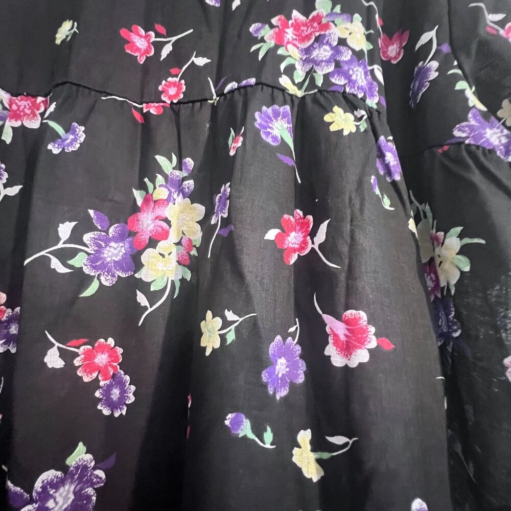 Only Necessities Cotton Blend floral print dress sz 2X pockets comfortable light - Picture 12 of 12